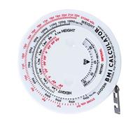 Aramox Ruban à Mesurer Rond IMC, Calculateur de Ruban de Taille Rétractable Automatique, Facile à Utiliser et à Transporter pour le Suivi de la santé