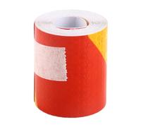 Aramox Ruban d'avertissement de sécurité Réfléchissant Brillant, Ruban Réfléchissant Durable en PVC, Haute réflectivité avec Motif Hexagonal, Idéal pour la sécurité Routière sur les Voitures et les