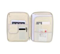 Aramox Sac de Document A4 Imperméable, Support de Copie Multi-poche, Organisateur de Fichiers Portable pour Cahier, Journaux, Livres de Croquis, avec des Poignées, Adaptés à, Pad, Planner, (violet)