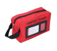 Aramox Sac de Verrouillage et d'étiquetage, Pochette de Verrouillage en Tissu Polyester, Grande capacité avec Fermeture à Glissière, Affichage Visible et Ceinture Arrière Réglable pour la Gestion des
