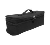 Aramox Sac de Voyage pour Outils de Coiffure, étui de Rangement en Toile Double Couche pour Sèche-cheveux, Outils de Coiffure, 15,4 X 5,5 X, Pouces, Organisateur Portable avec Poignées pour Salon