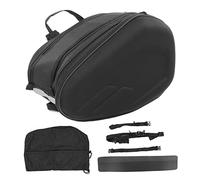 Aramox Sacoche de Selle de Moto, 1 Paire de Sacoches de Selle de Moto en Tissu Oxford 600D Grande capacité Sacoches Latérales de Moto Polyvalentes (Noir)