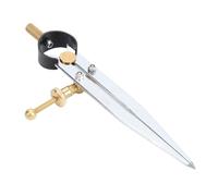 Aramox Séparateur d'aile à Ressort, Traceur de Boussole Réglable et Verrouillable en Acier au Carbone, Pied à Coulisse de 6 Pouces pour le Travail du Bois et des Métaux