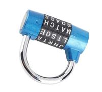 Aramox Serrure à Combinaison à 5 Chiffres, Cadenas en Alliage de Zinc avec Code Réinitialisable, Sécurisez Vos Portes, Casiers, Valises, Parfait pour les Voyages et la Salle de sport. (BLUE)