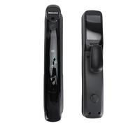 Aramox Serrure de Porte Intelligente sans clé, avec Puce AI, Entrée de Mot de Passe par Empreinte Digitale, pour la sécurité de la Maison, Corps en Alliage D'aluminium