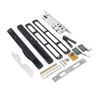 Aramox Serrure D'entrée Automatique sans clé, Verrouillage par Mot de Passe par Carte D'empreintes Digitales, sécurité Fiable, Système Multilingue, pour Portes Push-pull