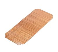 Aramox Set de Table à thé à Lattes tissé à la Main, Tapis de Chemin de Table Isolant pour Tables à Manger et Bureaux, Set de à thé de Style Zen pour Services à