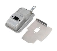 Aramox Silencieux D'échappement de Tondeuse en Acier Durable, Déflecteur de Bouclier pour Tondeuse 143rII G35L G45, adapté à Les Utilisateurs