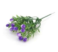 Aramox Simulation de Fleurs Artificielles de Grain de Milan, Arrangement en Pot en Plastique, Grosses Particules, Décor de Grain de Milan Léger 32 G pour la Maison, Le Bureau, l'affichage (Purple)
