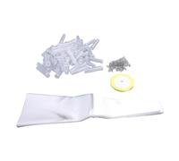Aramox Single Rose Sleeve, Plastic Flower Emmacking Plastic, Comprend des Tubes à Eau et un Ruban pour la Saint-Valentin et la Fête des Mères