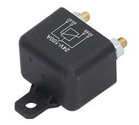 Aramox Solénoïde de Démarreur PC Bobine en Laiton Relais de Démarreur de Voiture DC24V 100A 4 Broches Normalement pour Automobiles Tondeuses à Gazon Chariots élévateurs Motoneiges avec Réponse