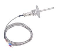 Aramox Sonde Thermocouple de Type K, avec Ligne de Tissage Métallique, Large Application pour l'industrie Chimique, Détecteur pour Capteur de Température -50-1250 ℃, Connecteurs à Fourche pour