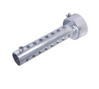 Aramox Sound Eliminator, Universel Moto Pot D'échappement DB Killer Silencieux Silencieux Chicane Insert 42mm, Argent (45mm)