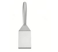 Aramox Spatule à Steak, Spatule à Hamburger en Acier Inoxydable SUS304, Lame Plate de 26,8 Cm pour Hamburgers, Crêpes, œufs, Poignée Arrondie, pour Grill, Poêle, Cuisiniers à Domicile