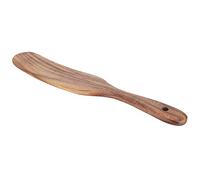 Aramox Spatule en Teck, Outil de Cuisine Confortable en Bois, Adhérence Lisse pour une Expérience de Cuisson Sûre, Conception Orientée vers le Détail (25,5 * 6 gratteaux en teck)