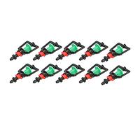 Aramox Sprinkler Rotation 10 Set G Type de Buse de Gicleurs à Jet d'eau Réglable à 360 ° Pour l'irrigation du Jardin avec un Effet Uniforme à Effet de Brume Amovible