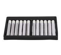 Aramox Stick de Peinture à l'huile, 12pcs White Drawing Pen Papeterie pour les Enfants avec un Bon Effet de solubilité dans l'eau, une Texture Douce et Résistante à 'usure, Idéal pour Développer