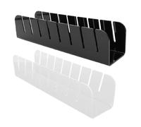 Aramox Support de Chapeau Multifonctionnel en Acrylique, pour Afficher des Casquettes de Baseball et des Accessoires dans N'importe Quel Espace (Transparent et noir)