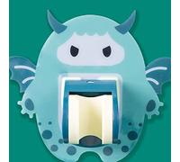 Aramox Support de Douche, Support de Douche Mural en ABS avec Angle Réglable, de sans Perçage avec Autocollant, de Suspension de Buse étanche pour Accessoires de de Salle de Bain (Motif dragon)