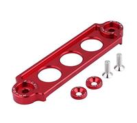 Aramox Support de Fixation de Batterie Supports de Fixation de Batterie, Serrure de Support de retenue de Batterie de Voiture de Course Automobile, anodisée pour Civic/CRX 1988-2000 (Red)