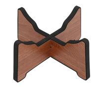 Aramox Support de Handpan, Support de Tambour éthéré en Bois d'acacia pour Handpan en Acier de 10 Pouces, Surface de Préservation du Son en Silicone, Base Stable à Assemblage Rapide pour Musiciens
