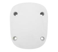 Aramox Support de Haut-Parleur de Bureau Support de Haut-Parleur en Métal avec Inclinaison de 15 Degrés Réduction des Vibrations Antidérapantes 7,09 X 8,27 X 1,77 Pouces pour Configuration (White)