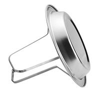 Aramox Support de Rôtissoire à Poulet en Acier Inoxydable Support de Poulet Vertical 19,5 X 16,5 Cm Conception Amovible en 2 Pièces pour Barbecues, Fumeurs, Four, Utilisation en Plein Air, Camping