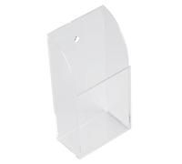 Aramox Support de Télécommande, Organisateur Mural en Acrylique avec Bords Coupés Polis, Téléphone Peu Encombrant et Boîte de Rangement à Distance pour Salon, Chambre à Coucher, Bureau (1 emplacement)