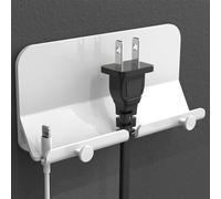 Aramox Support de Téléphone Mural, Matériau ABS de Longue Durée, Montage d'auto-adhérence Multifonctionnel, Conception de Tampons en Silicone Non Glissant, Solution d'économie 'Espace, Porte-clés