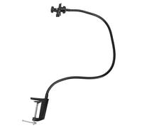 Aramox Support de Webcam à Col de Cygne avec Base Lourde, Bras Flexible, Compatible avec, C920, Brio et Smartphones pour Le Streaming et Les Appels vidéo. (Support de Fixation en Forme de I)