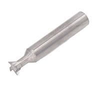 Aramox Swallowtail -Router Bit 4 Flûle Mill Cutter, Ram Carsic Cusic Cut Slot Tools, Fast Drilling Speed Swallow Tail for Professional Whiterworkers, 1 X (10x60°x60L)