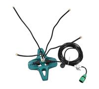 Aramox Système de Refroidissement par Brumisation Debout, Brumisateurs Debout en Plastique avec Tuyau Pliable de 8 M et 4 Buses en Laiton pour Terrasse, Piscine, Jardin, Refroidissement des Animaux