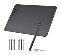 Aramox Tablette Graphique Tablette de Dessin Numérique 9,8'' X 6,1'' Stylet sans Batterie 16384 Pression 10 Touches de Raccourci pour Artistes Designers Enseignement et Croquis en Ligne (1)