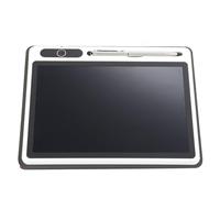Aramox Tablette LCD 9 Pouces, Bloc-notes électronique avec étui en Simili Cuir, Capteur de Pression Haute durabilité pour les Réunions d'étude et de Travail (Rouge (avec étui en cuir))
