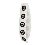 Aramox Tags NFC 30PCS PVC Autocollants Péloge D'eau, Cartes NFC avec Dos Adhésif, Compatible avec Tagmo et Dispositifs Activés (BLACK)