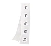 Aramox Tags NFC 30PCS PVC Autocollants Péloge D'eau, Cartes NFC avec Dos Adhésif, Compatible avec Tagmo et Dispositifs Activés (WHITE)