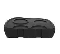 Aramox Tapis de Bourrage de café en Silicone, Conception d'angle à Double Tête, Bord à 90 Degrés, Résistant à la Chaleur, Lavable au Lave-vaisselle, pour la Maison, Cuisine, Comptoir, Pub (BLACK)