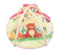 Aramox Tapis de Jeu Rond pour bébé, Jouet de Puzzle D'éducation Précoce avec Piano à Pédale pour les Tout-petits, Matériau Textile Doux et Sûr, Tapis de Temps sur le Ventre