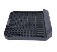 Aramox Tapis de Litière Multi-usages pour Chat, Design à Double Couche, Tapis de Litière pour Sols Propres, Matière Plastique (Gray)