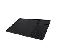 Aramox Tapis de Machine à café, Silicone Absorbant, Anti-glissement, 23,6x15,7 Pouces, Idéal pour le Comptoir de Cuisine et les Petits Appareils