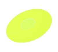 Aramox Tapis de Platine en Acrylique, Antidérapant, Disque 12 Pouces | Réduction de la Résonance, Tapis de Platine Vert Fluorescent, évidement pour étiquette pour un Suivi Précis des Styli,