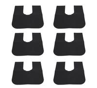 Aramox Tapis de Toilette Gris foncé Lavable, Tapis D'entraînement en Pot Découpable, Protection élégante pour les Personnes âgées dans les Toilettes (Bague intérieure réglable)