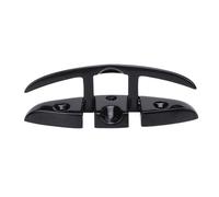 Aramox Taquet de Bateau Pliable de 5 Pouces, Robuste, en Acier Inoxydable Noir, pour Quai Marin, utilisé pour Les Yachts, Les Hors-Bords et Les Bateaux de pêche.