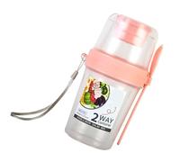 Aramox Tasse à Salade, Shaker à Salade Portable en Plastique avec Fourchette et Couvercle, Récipient à Céréales Multifonction de Grande capacité pour le Petit Déjeuner, le Déjeuner, le Travail, les