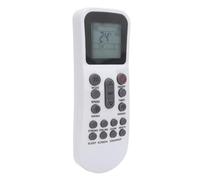 Aramox Télécommande AC ABS de Rechange pour Climatiseur avec Fonctions Complètes, Pile AAA X2 pour Usage Domestique et Bureau pour AUX YKR K 204E YKR K 002E 001E