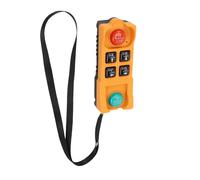 Aramox Télécommande de Grue sans Fil ABS, Télécommande de Grue, Interrupteur Radio, Contrôleur de Levage avec Bouton D'arrêt D'urgence pour Ponts Roulants à Chaîne