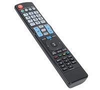 Aramox Télécommande de Remplacement pour TV AKB72914048, Matériau ABS Lisse, Longue Distance de 10 Mètres, Télécommande TV Noire