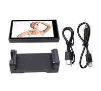 Aramox Téléphone Arrière Camera Magnetic Selfie Screen, ABS MATRICAT WiFi Écran de Miroir de Miroir de Miroir Flip avec Une Pince Magnétique Forte
