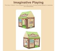 Aramox Tente pour Enfants Intérieurs, Imagination Spark, Aire de Jeux Spacieuse, Portable et Polyvalent, fabriqué à Partir de Matériaux qualité, Conçus avec Une Porte et Une Fenêtre Enracinement,