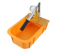 Aramox Testeur de Pompe Hydrostatique, Pompe de Test de Pression Manuelle en Alliage d'aluminium avec Jauge, Poignée étendue de 30 Cm pour la Détection des Fuites de Tuyaux de Plomberie